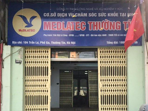 Văn phòng lấy mẫu MEDLATEC Thường Tín